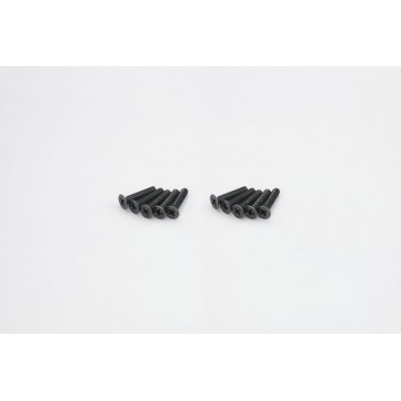 Flat Head Metallic Screws M4x20mm (10)