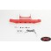 DISC.. Solid Rear Bumper w/Lights for Axial SCX10 II XJ (Red)