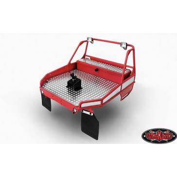 Rear Tube Bed for Trail Finder 2 w/Mud Flaps & Lights (Red)
