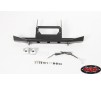 Solid Rear Bumper w/Lights for Axial SCX10 II XJ (Black)