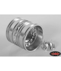 Choas Semi Truck Rear Wheels w/Spiked Caps