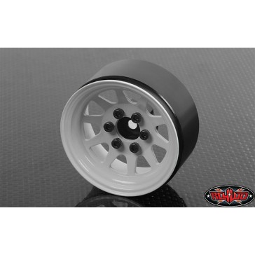 OEM Stamped Steel 1.9 Single Beadlock Wheel (White)