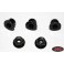 M4 Flanged Lock Nut (Black)