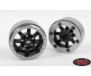 Fuel Offroad Trophy 1.9 Beadlock Wheels (Black/Gray)
