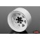 6 Lug Wagon 2.2 Steel Stamped Beadlock Wheels (White)