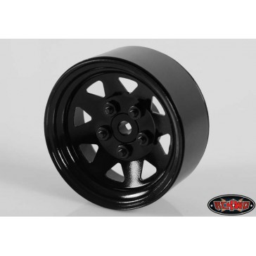 5 Lug Wagon 1.9 Single Steel Stamped Beadlock Wheel (Black)