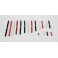 DISC.. 10mm (0.39) Internally Threaded Aluminum Link (Red) (4)