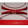 Red Super Soft Flex Leaf Springs (4)