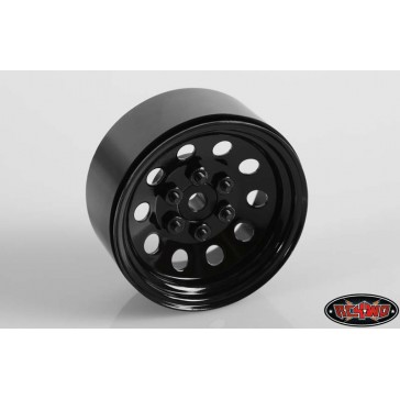 Pro10 1.9 Steel Stamped Beadlock Wheel (Black)