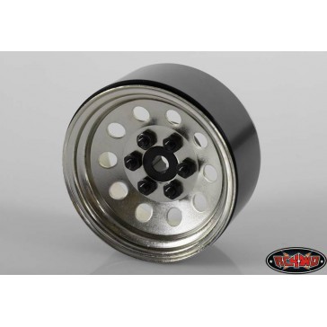 Pro10 1.9 Steel Stamped Beadlock Wheel (Silver)