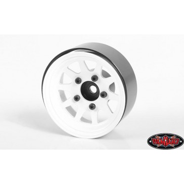 OEM Stamped Steel 1.55 Beadlock Wheels (White)