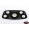 DISC.. 1/8 Black Instrument Panel with Instrument Decal Sheet (Styl