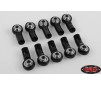 M3 Bent Aluminum Axial Style Rod End (Black) (10)