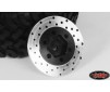 1.9/2.2 6 Lug Steel Wheel Hex Hub with Brake Rotor