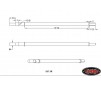 D44 Wide Straight Rear Axle Shafts (Wraith Width)