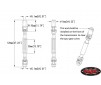 Rebuildable Super Punisher Shaft (111-136mm, 4.37-5.35)