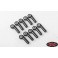 DISC.. M3 Offset Long Aluminum Rod Ends (Black) (10)