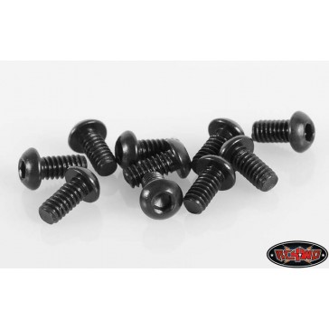 Steel Button Head Cap Screws M2 x 4mm (10)