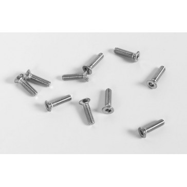 Flat Head Socket Cap Screw M2 x 8mm (10)