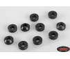 Heavy Duty Steel Black 3mm Con Washers (10)