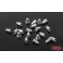 M1.6 Flanged Acorn Nuts (Silver)