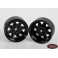 6 Lug Wagon 1.9 Steel Stamped Beadlock Wheels (Black) (4)