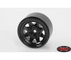 Stamped Steel 1.0 Stock Beadlock Wheels (Black)