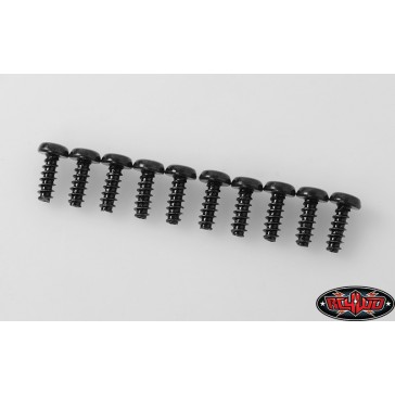 Button Head Self Tapping Screws M3 X 8mm (Black)