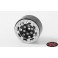 DISC.. TRO 1.7 Stamped Steel Beadlock Wheels (Black/Chrome)