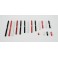 DISC.. 20mm (0.79) Internally Threaded Aluminum Link (Red) (4)