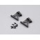 DISC.. Rear Wing Mount CNC Alloy, Medium Black "1/7"