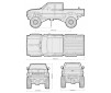 Trail Finder 2 Truck Kit LWB w/ Mojave II 4-Door Body Set