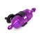 DISC.. Violet Filtre a carburant alu (dit a metaux frites) anodise + 