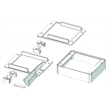 Wing servo mount, universal, pair