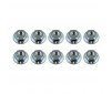 NUTS M4 SERRATED WHEEL NUTS