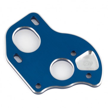 B6.1 LAYDOWN MOTOR PLATE BLUE ALUMINUM