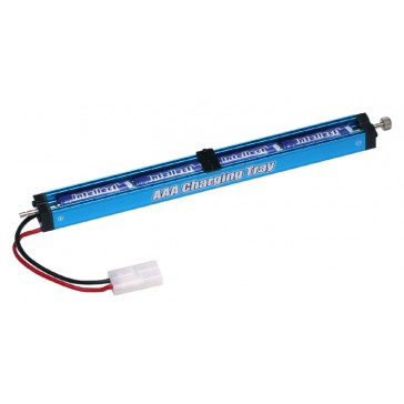 DISC.. AAA Battery Charging, Discharging Holder for MINI-Z Blue