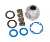 Carrier, differential, aluminum (front or center)/ x-ring gaskets (2)