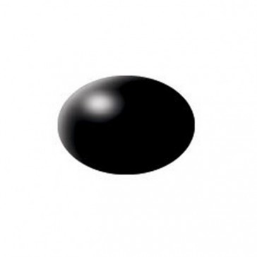 zwart, zijdemat RAL 9005 Aqua Color 18 ml