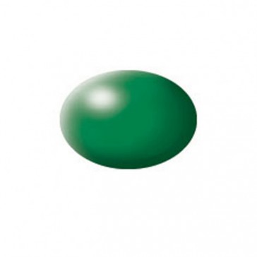 Silk "Leaf Green"(RAL 6001)Aqua Color Acrylic 18ml