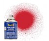 Spuit vuur rood, zijde mat