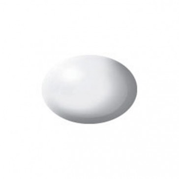 Silk "White" (RAL 9010) Aqua Color Acrylic - 18ml