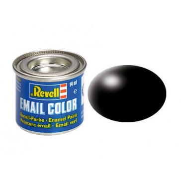 Silk "Black" (RAL 9005) Email Color Enamel - 14ml