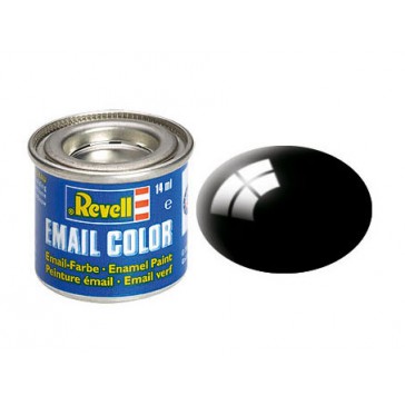 Gloss "Black" (RAL 9005) Email Color Enamel - 14ml