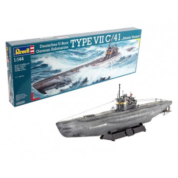 Deutsches U-Boot TYPE VII C/41 "Atlantic Version" - 1:144