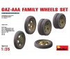 GAZ AAA Wheels Set 1/35