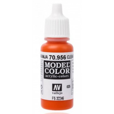 Acrylic paint Model Color (17ml) - Matt Clear Orange