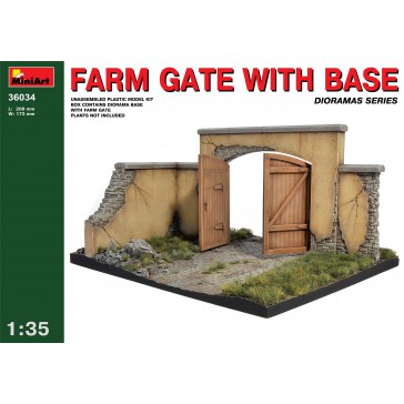 Farm Gate with Base 1/35