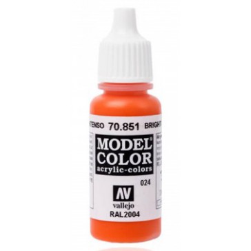 Acrylic paint Model Color (17ml) - Matt Bright Orange