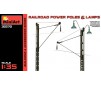 Railroad Power Poles & Lamps 1/35